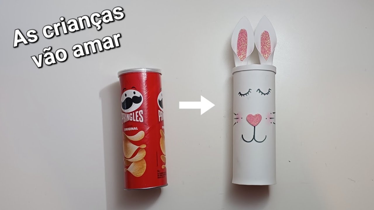 Lembrancinha de Páscoa fácil e econômica com lata