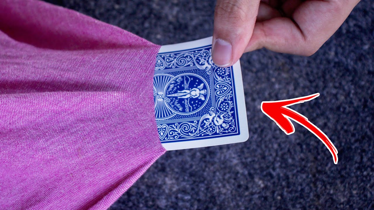 VISUAL Card Through Handkerchief - Magic Trick REVEALED