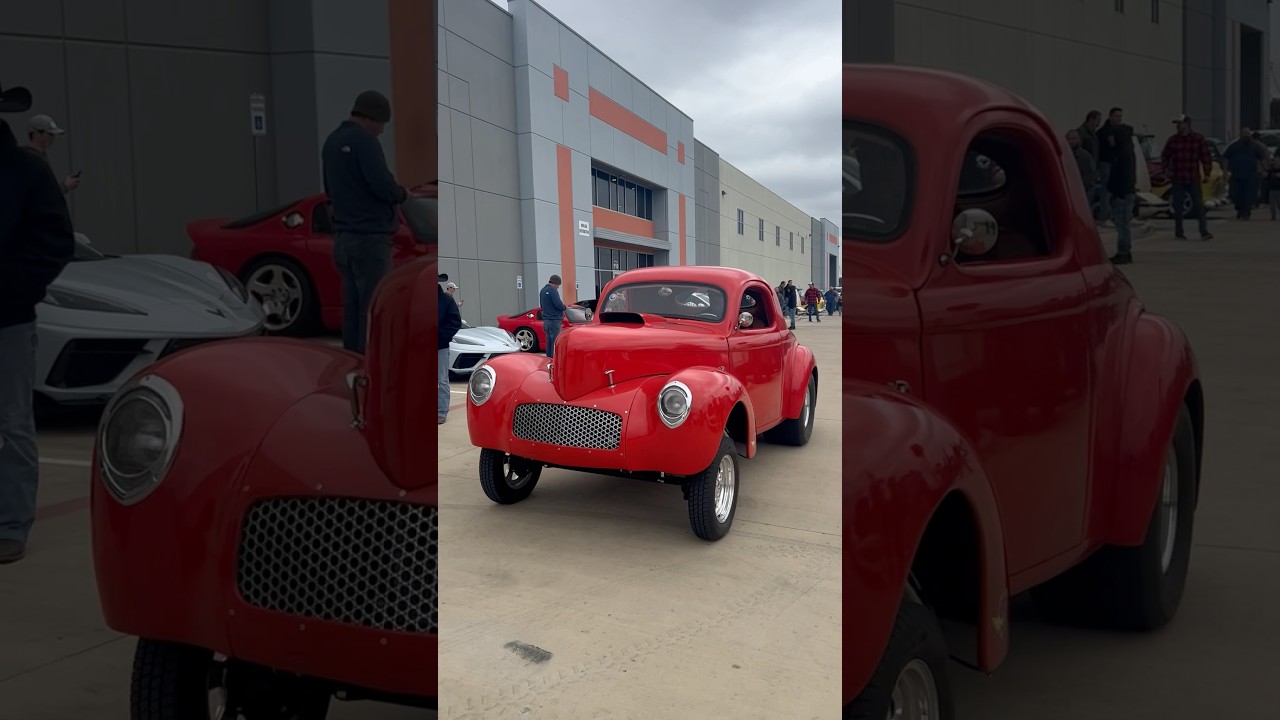 Blown BBC Classic 41 Willys Coupe #racing #carshow #car #shorts
