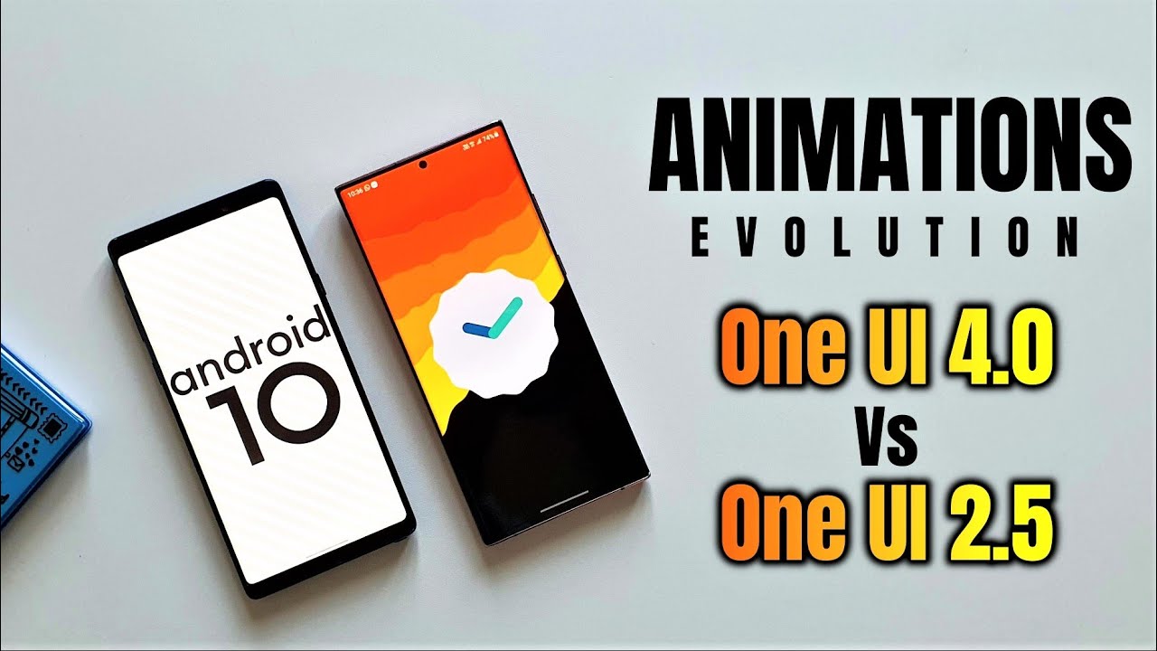 Animations on Samsung One UI 4.0 Vs One UI 2.5 - The evolution - any better?