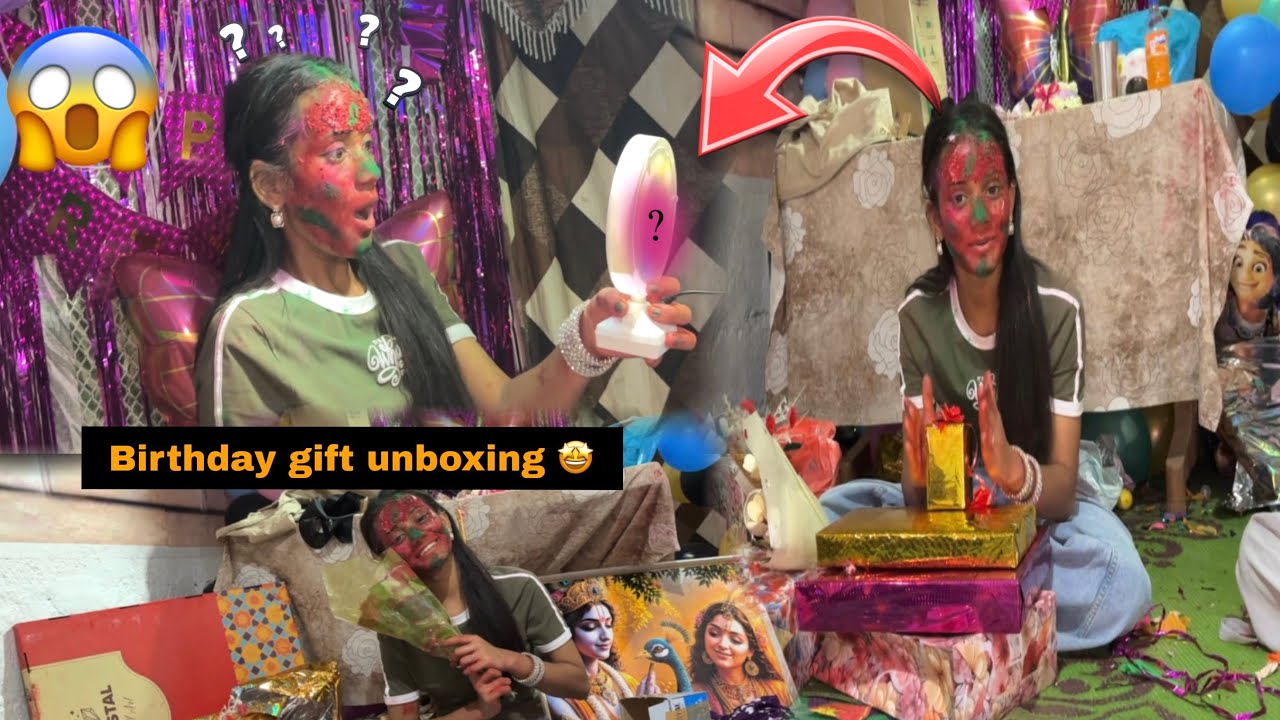 Birthday Gift Unboxing Vlog 🤩🤩\\ ajt.vlog7