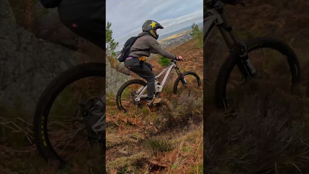 Tower and mtb tracks Scolty Hill, Banchory, Aberdeenshire downhill DH mountain bike trails Scotland