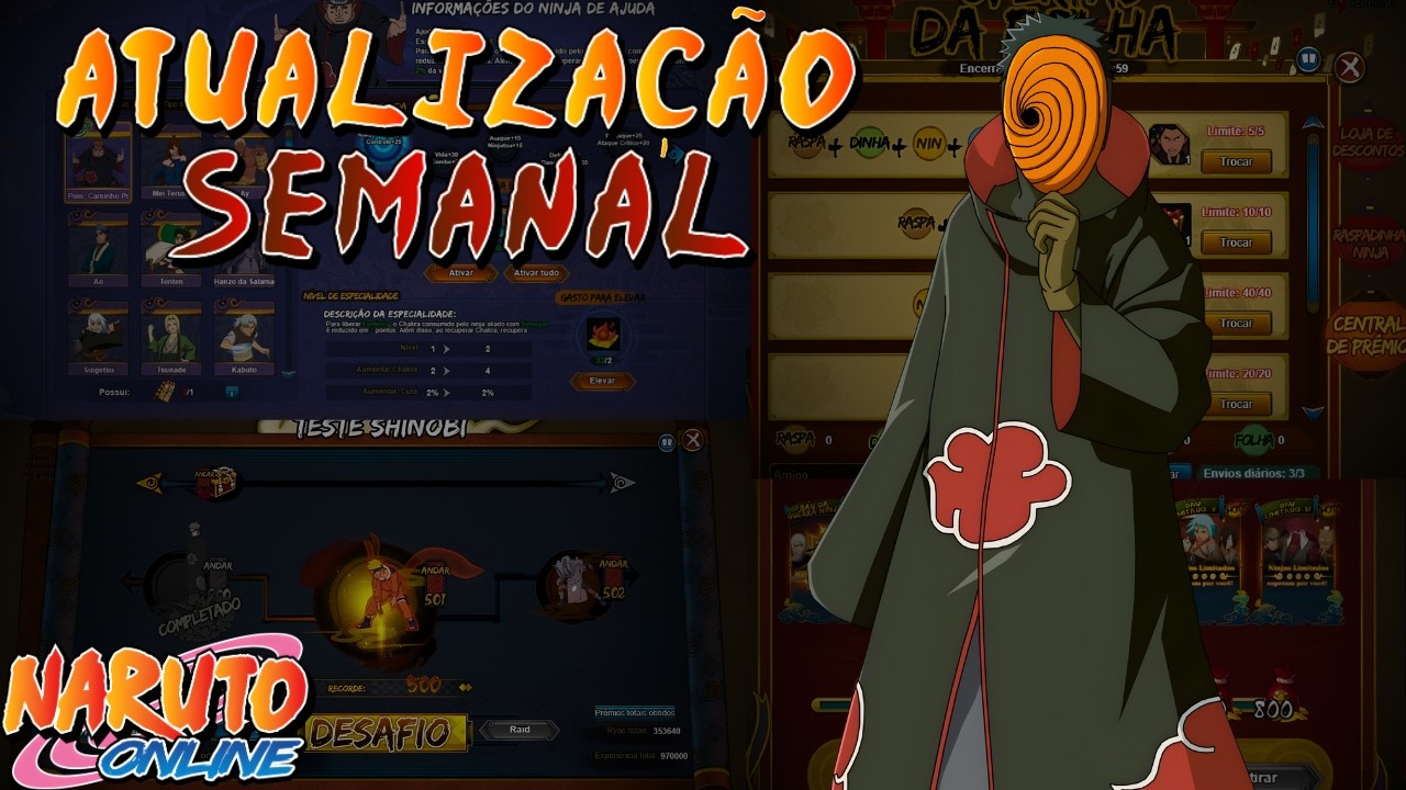 MADARA C&Uacute;PULA EST&Aacute; DE VOLTA AOS EVENTOS!! - NARUTO ONLINE