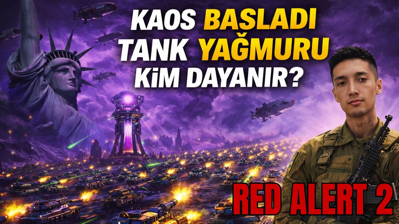 Elmas Savaşı Kaosa Döndü! Tank Cehennemi | Red Alert 2 Online
