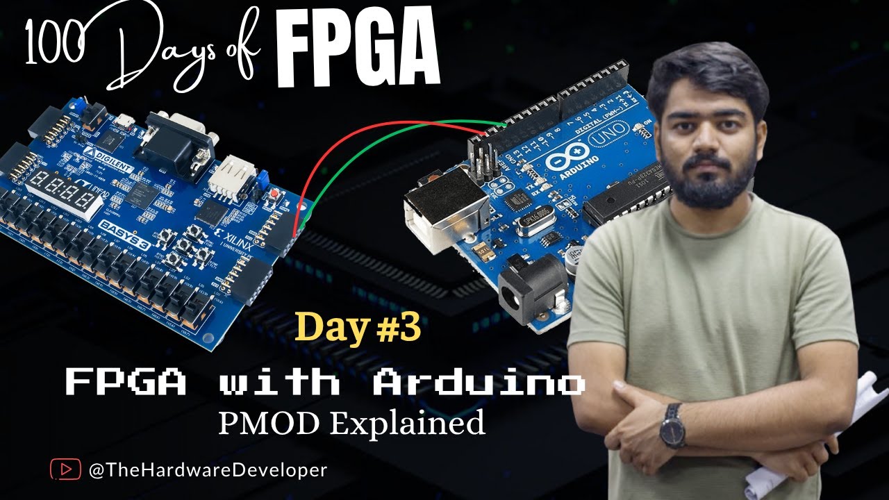 How to Interface Arduino with FPGA using PMOD | 100 Days of FPGA