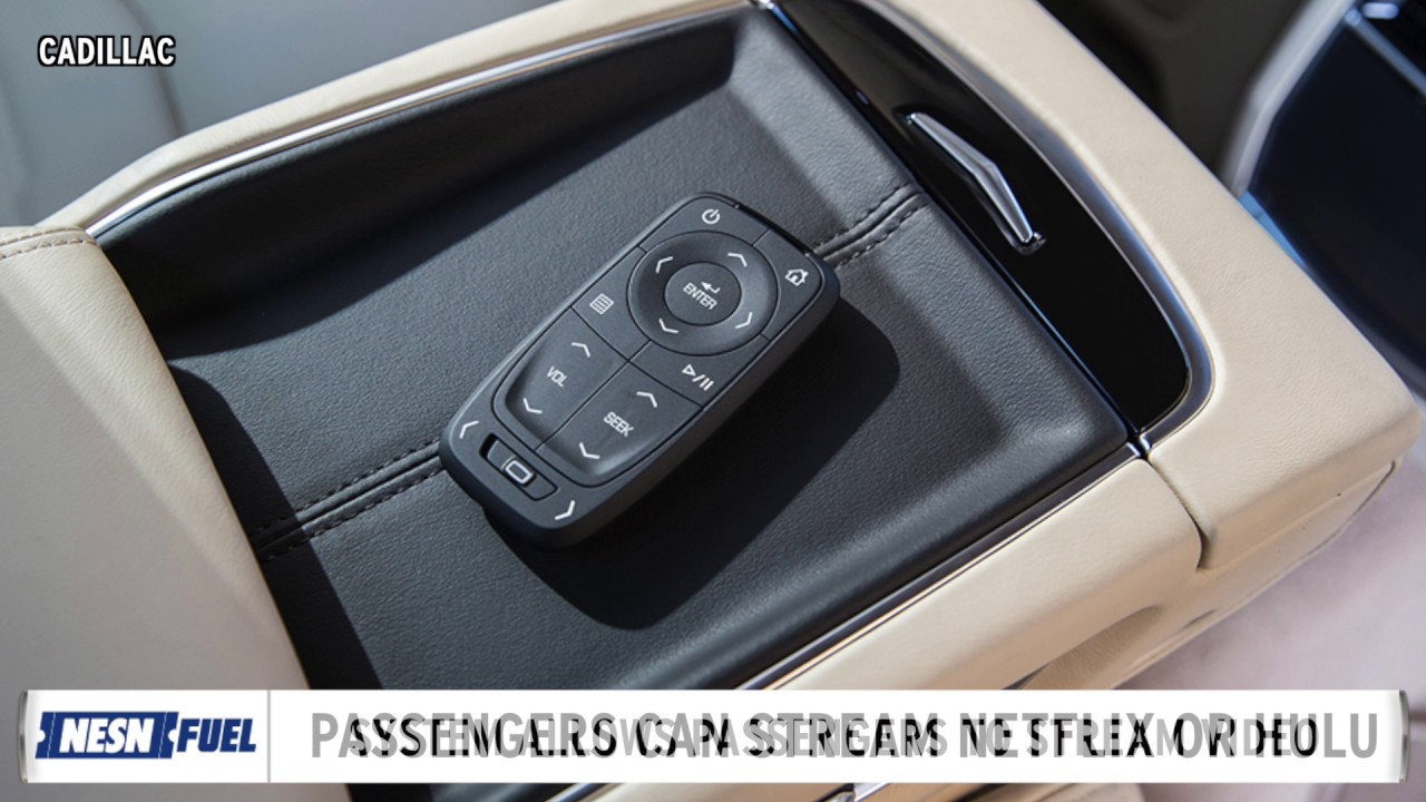 Cadillac's Rear-Seat Infotainment System Allows Passengers To Stream Netflix