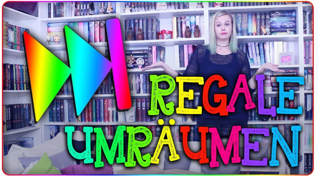 ⏩ B&Uuml;CHERREGALE UMSORTIEREN im Zeitraffer 🎬 | regenbogengarten