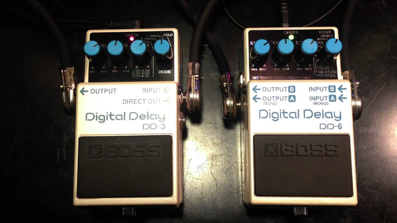 Boss DD-3 vs DD-6 Digital Delay