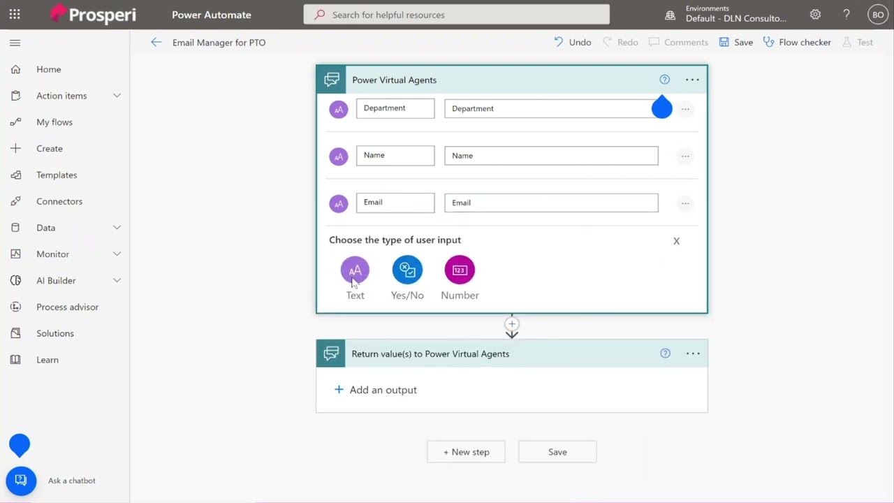 Power Platform for Newbies - Adding Power Automate email flow to Power Virtual Agents Bot