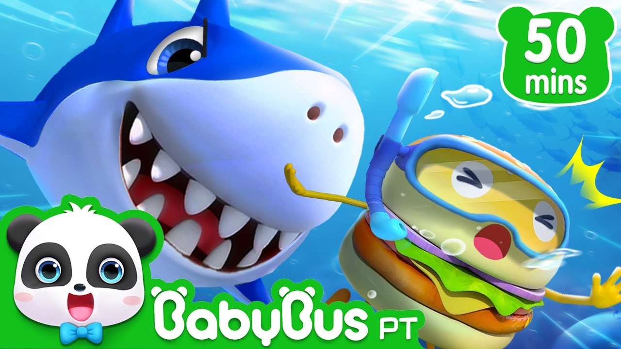 O Tubarão Vem Vindo  | Burguinho e AmIgos | Desenhos Anmimados | Desenhos Infantis | BabyBus