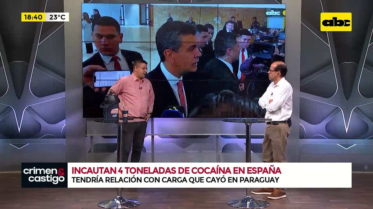 Incautación de cocaína en España: “hoy la droga no sale del Paraguay”, afirmaba Peña hace una semana