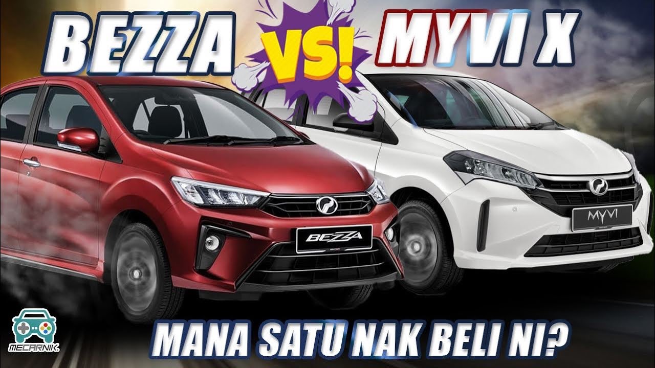 Harga nak dekat sama, Tapi mana satu nak beli ni?? Perodua Myvi X VS Bezza Advance