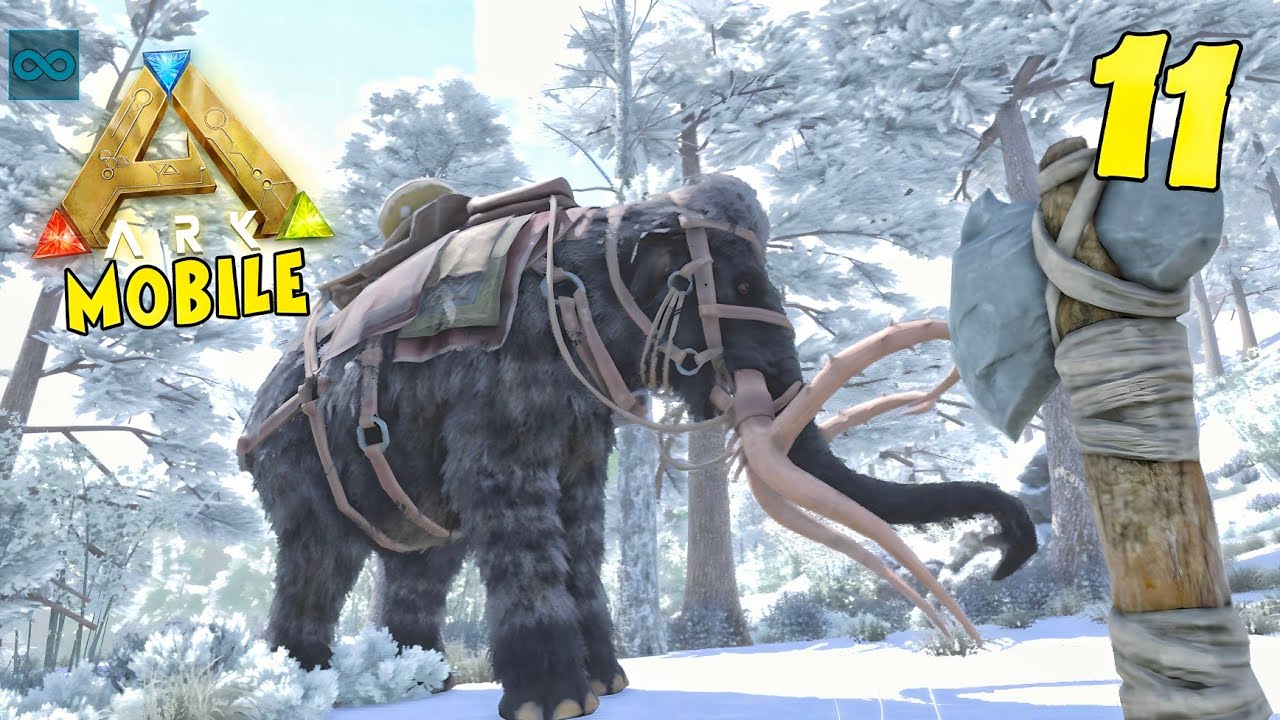 Taming A High Level Mammoth & Megatherium | Ark Ultimate Mobile Edition Gameplay | Hindi #11