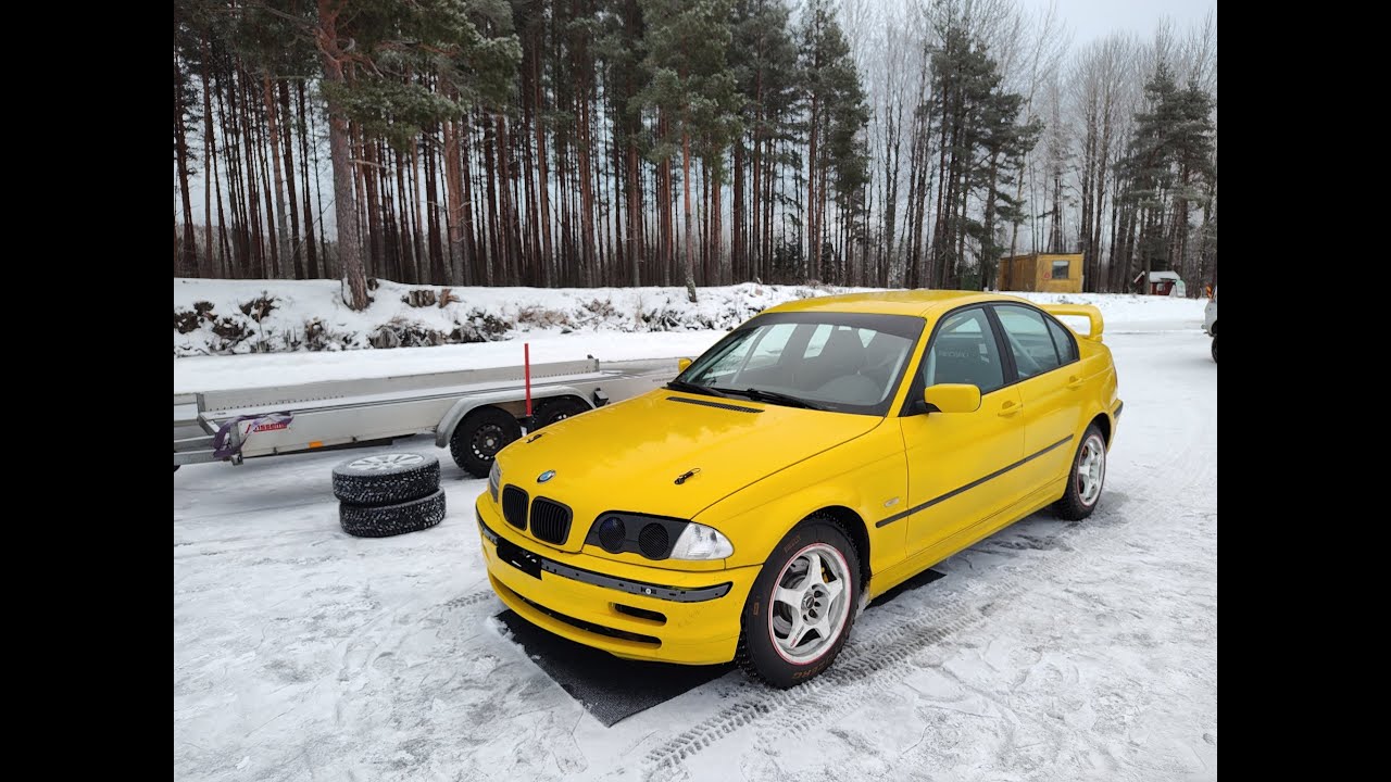 Kuusaanlampi 24.1.2026 E46 BMW