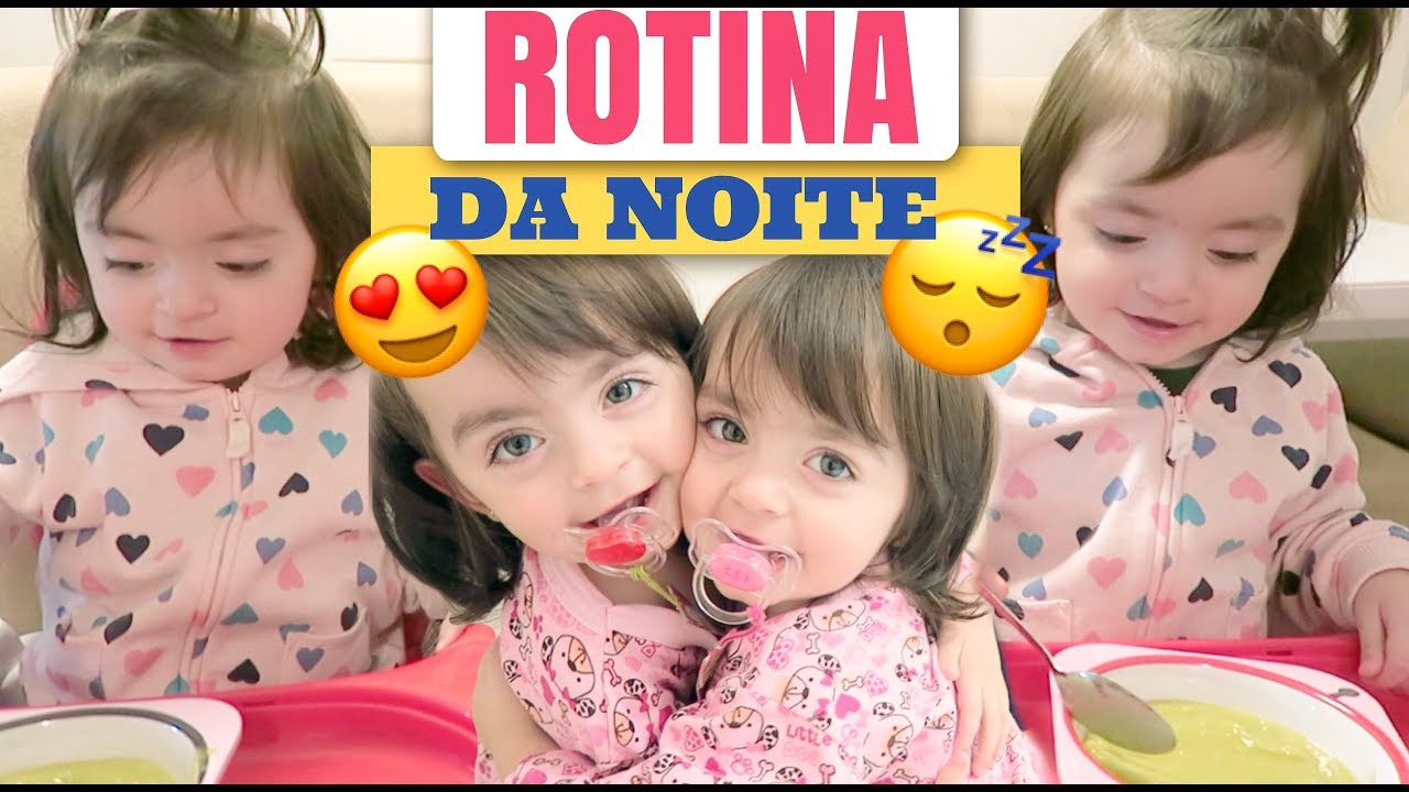 ROTINA DA NOITE DAS GÊMEAS | Jéssica e as Gêmeas