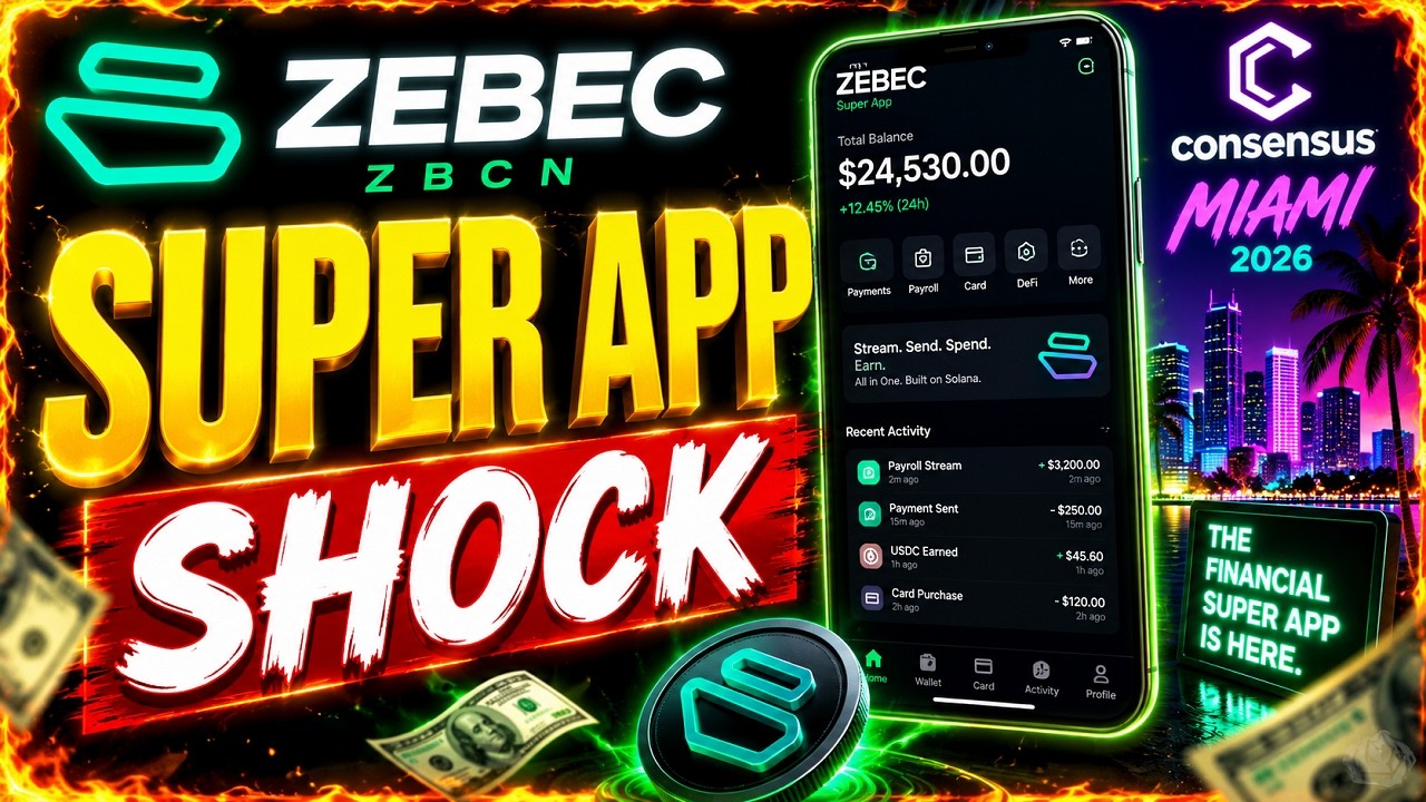 🚨Zebec представляет суперприложение на Consensus Miami! Почему это так важно!