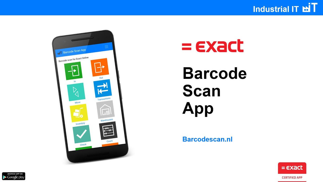 Snel starten met de Barcode Scan App voor Exact Online