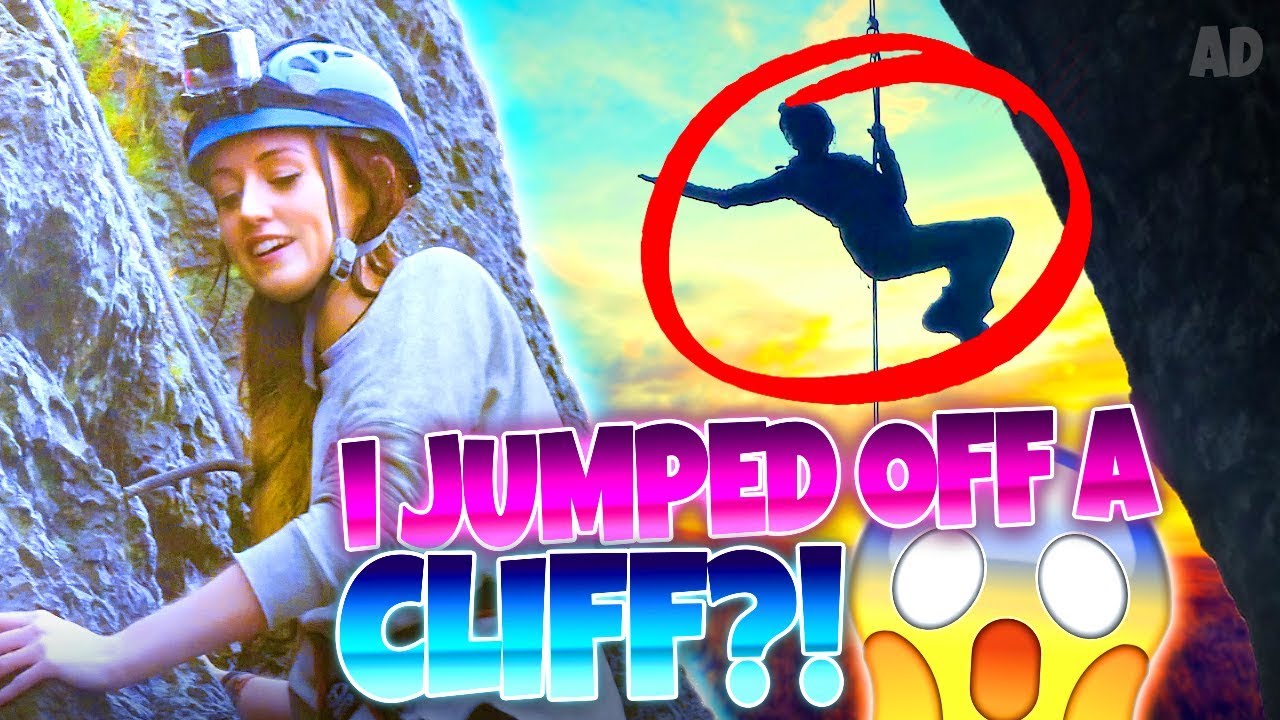 so i JUMPED off a cliff... 😱