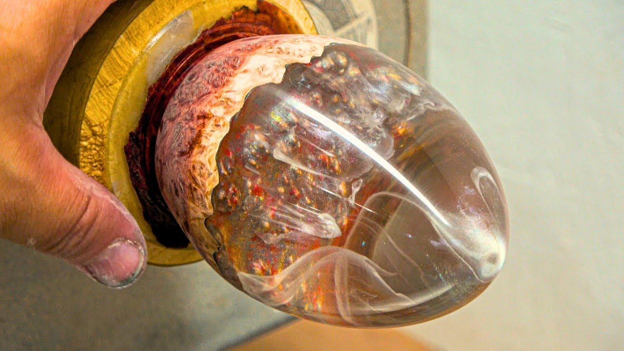 Carving a Dragon Egg for Rhaenyra - Woodturning