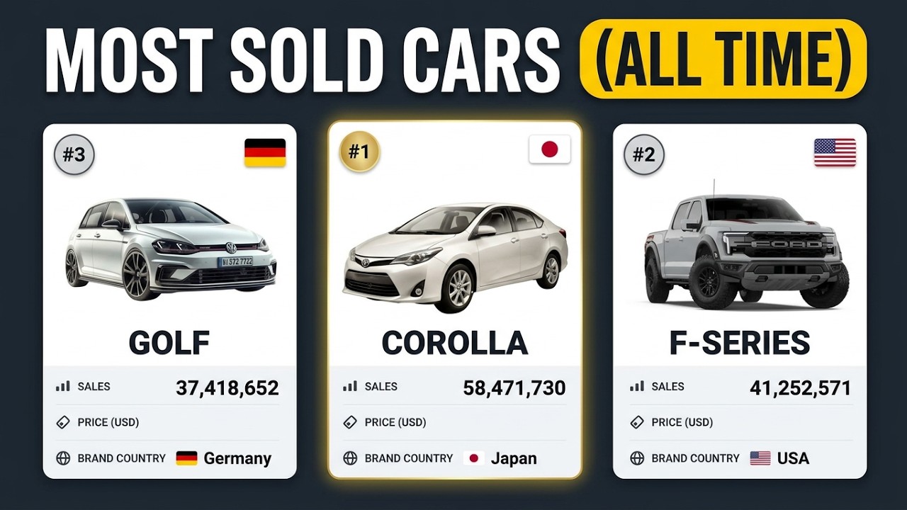 TOP 30 BEST-SELLING CARS OF ALL TIME