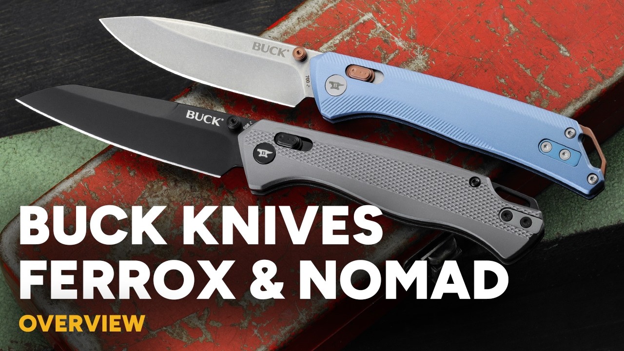 Buck Ferrox & Nomad - Budget-Friendly Crossbar Lock Folding Knives - Overview