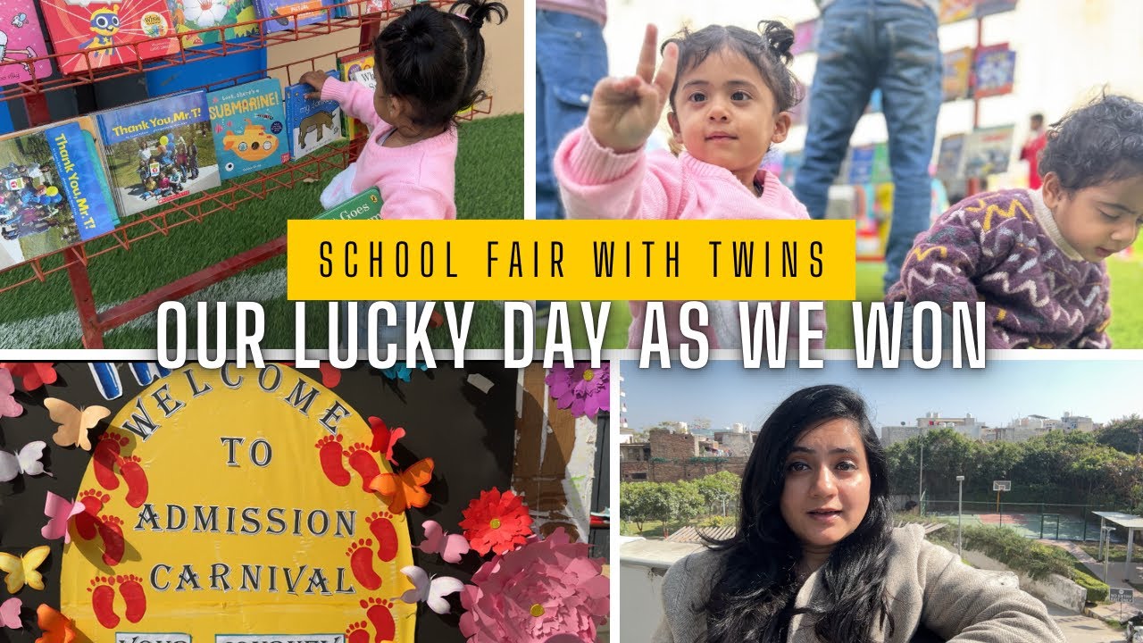 Prep School Fair with Twins | Games, Memories & a Surprise Discount for mumma 🤭