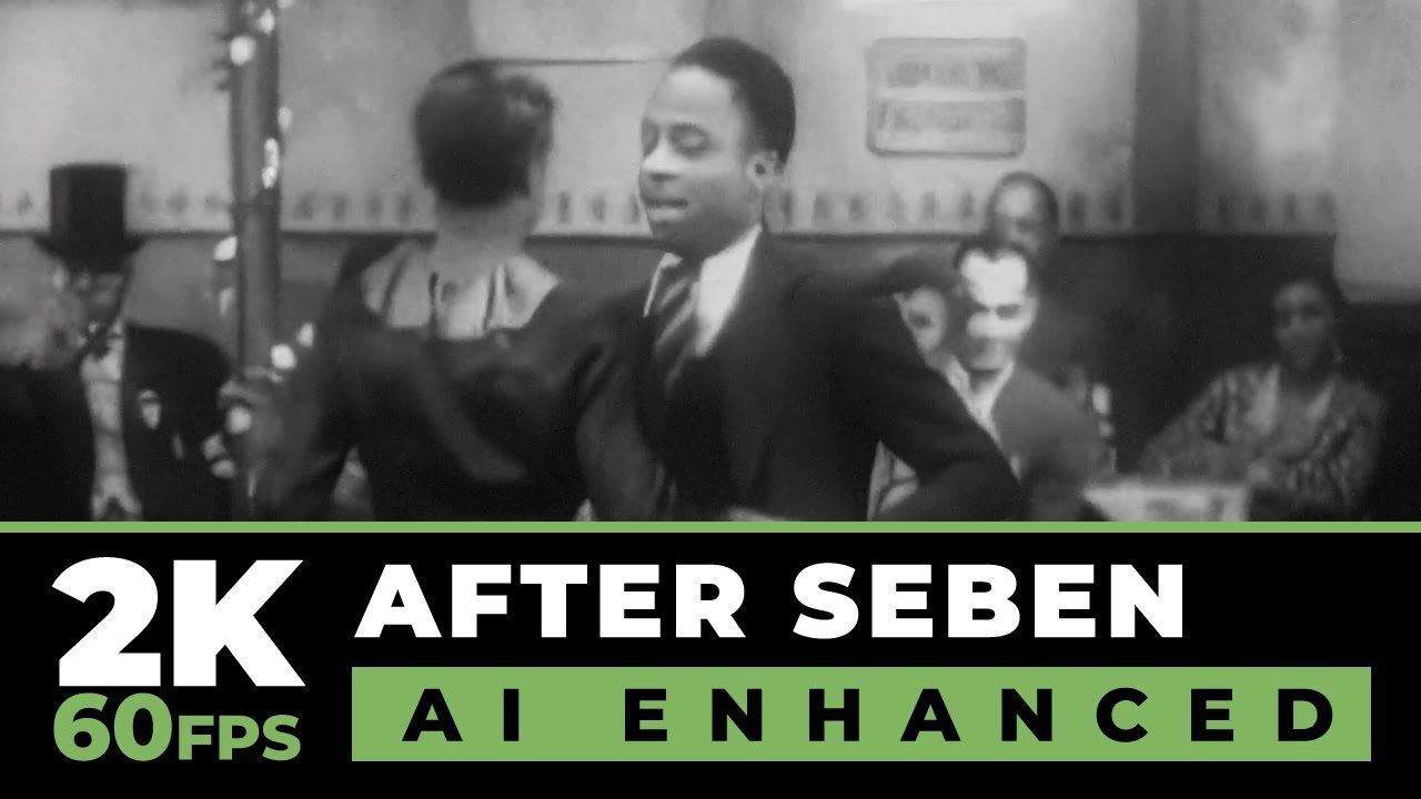 Lindy Hop en After Seben (1929) 2K 60FPS - Remasterizado por IA | Shorty George Snowden