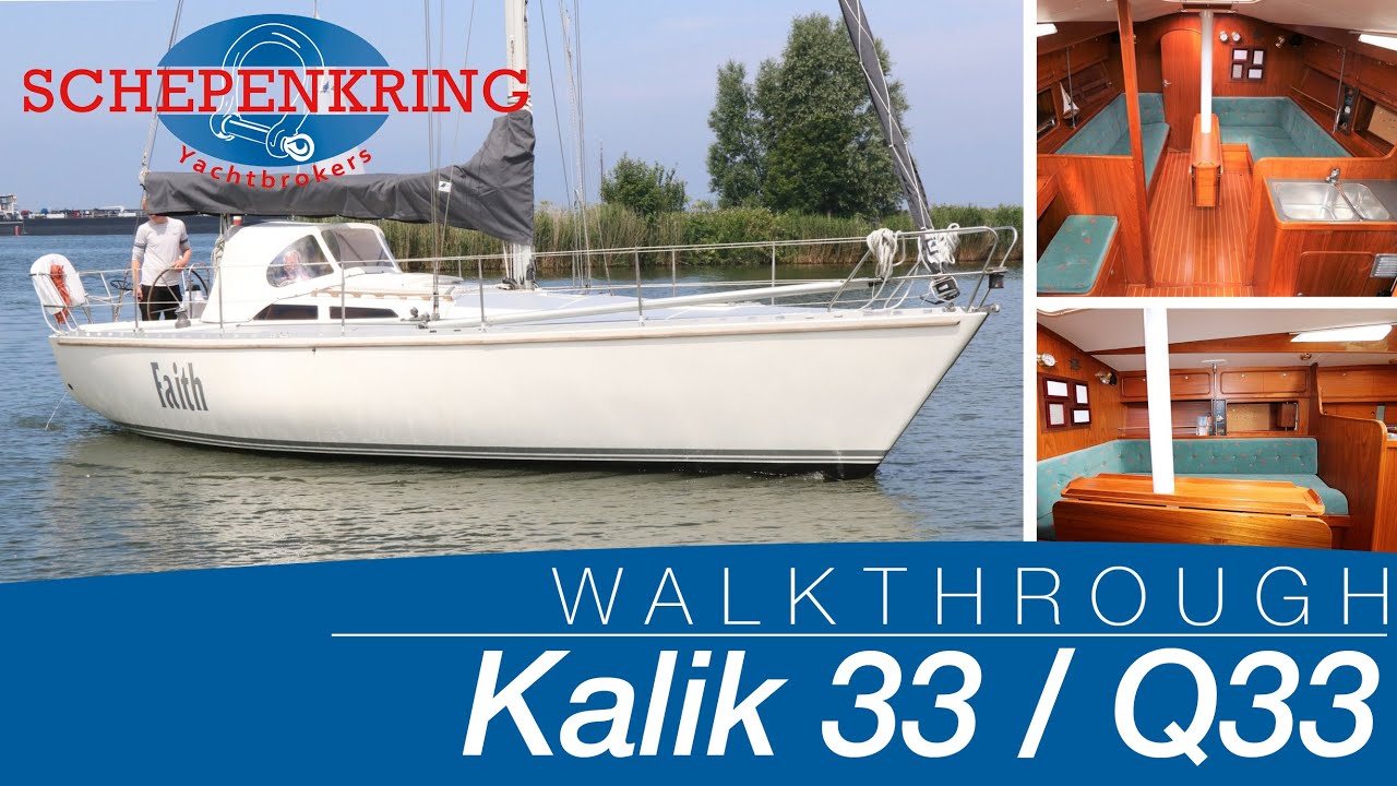 Kalik 33/ Q33 for sale | Yacht Walkthrough | @ Schepenkring Lelystad | 4K