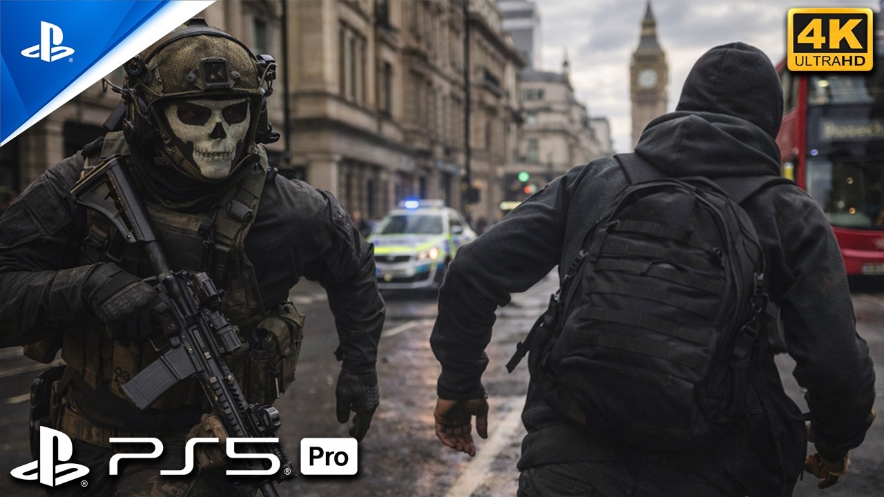 Persecución a HACKER de grupo TERR0R1STA en LONDRES | Graficos ULTRA Realistas | 4K60 FPS | PS5 Pro