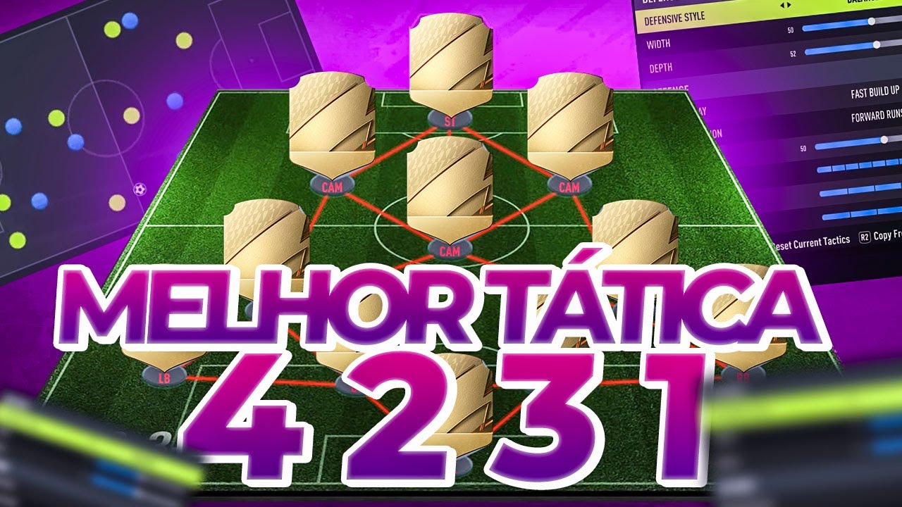 FIFA 22 |🎮 MELHOR TÁTICA E INSTRUÇÕES FORMAÇÃO 4-2-3-1 || LINKER ||