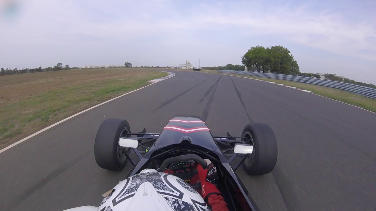 Onboard MRF 1600 Chennai - Fastest Lap 1:39:40