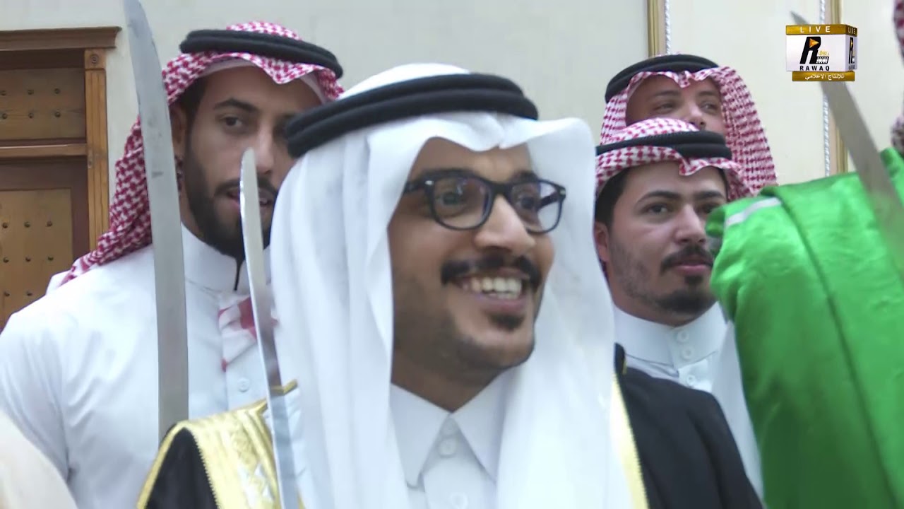 العرضة // حفل  زواج الشاب خالد عبدالله المزمومي تصوير و مونتاج رواق 0545353636