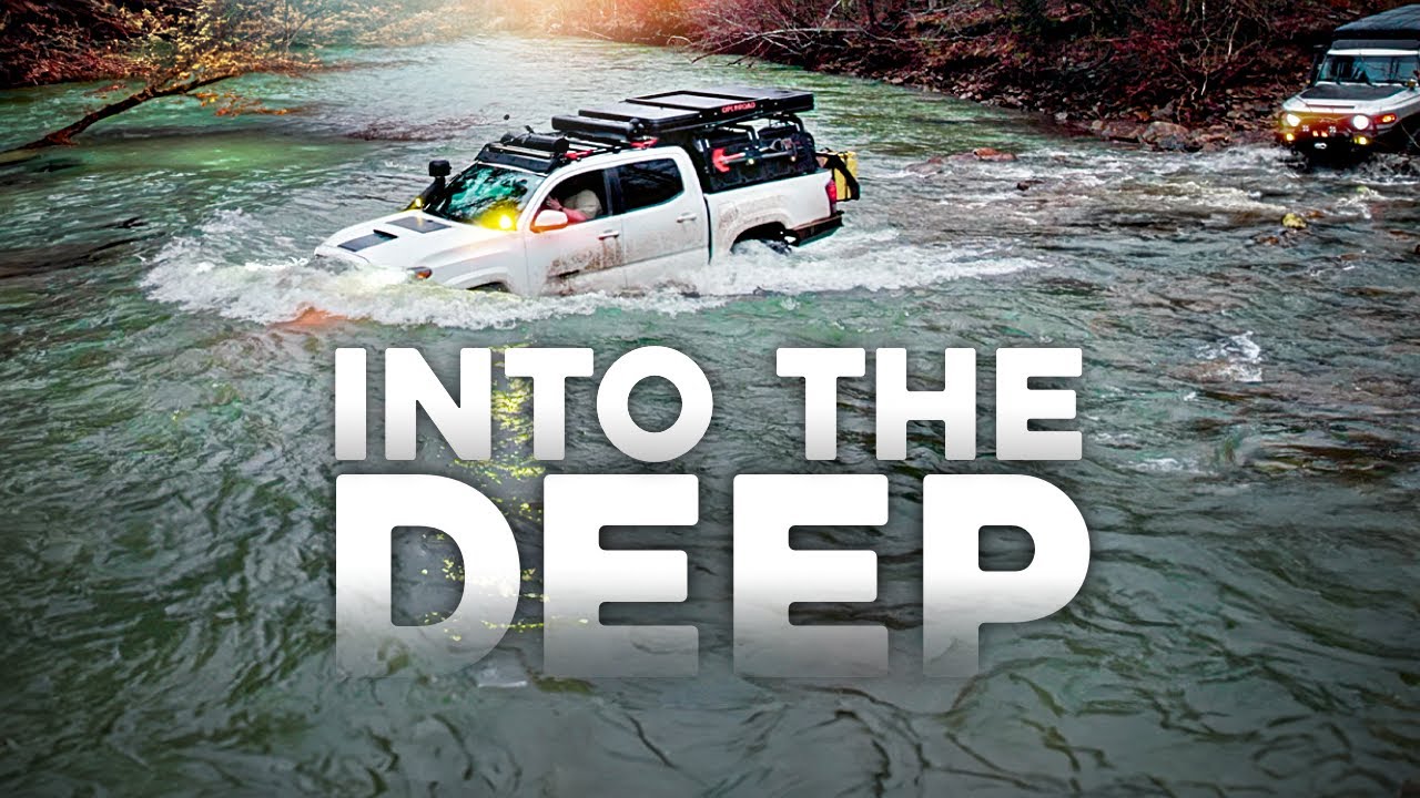 Overlanding in High Waters: Deep Water Crossings to a Waterfall Camp