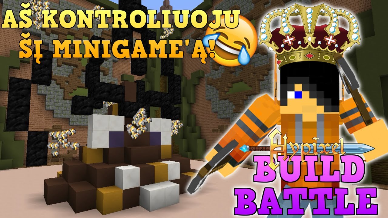 AŠ VALDAU ŠĮ MINIGAME'Ą!!! xD [Build Battle]
