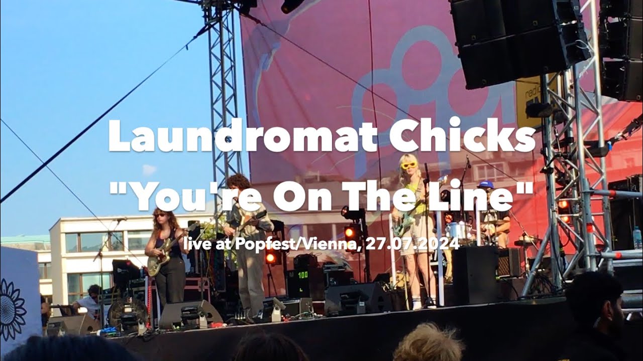 Laundromat Chicks - You're On The Line (live at Popfest/Vienna, 27.07.2024)
