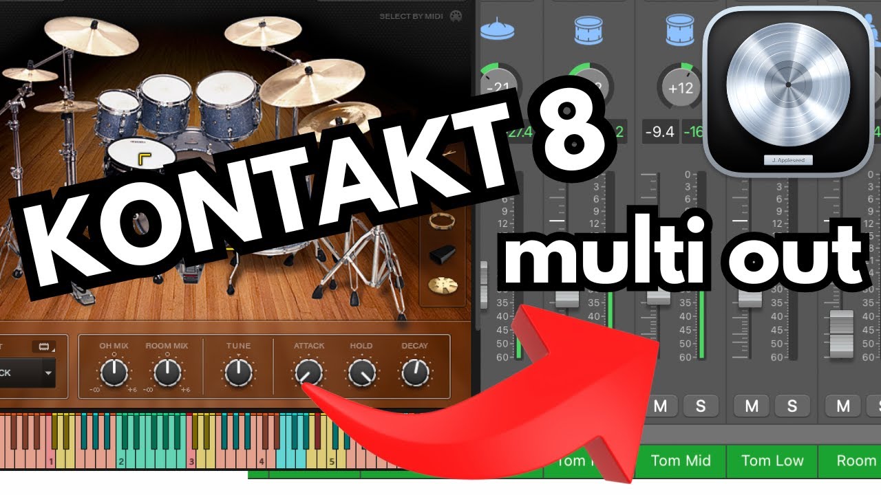 Create Multiple Outputs for Kontakt 8 in Logic Pro – Step-by-Step Guide  Tutorial