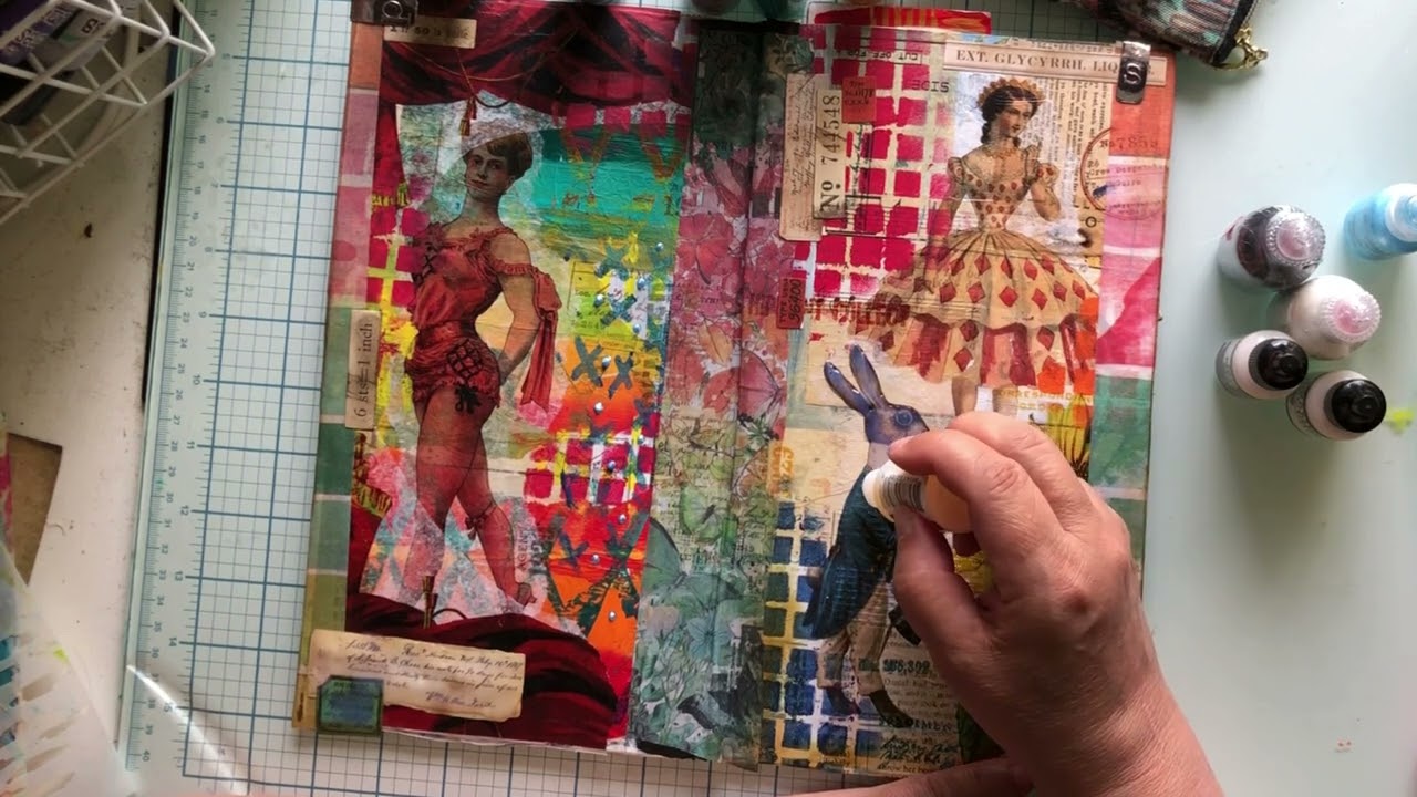 Final Flip Through -  Mixed Media Junk Art Journal