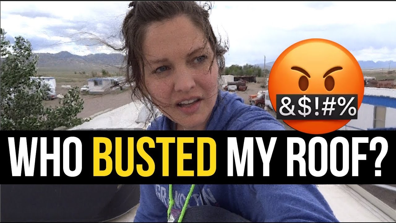 I'm not saying it was aliens, but it was aliens // Busted RV Roof at Area 51