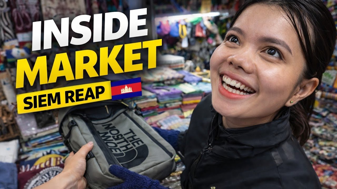 Siem Reap Old Market – Prices, Shopping & Day Walk (I Bought a Backpack!)