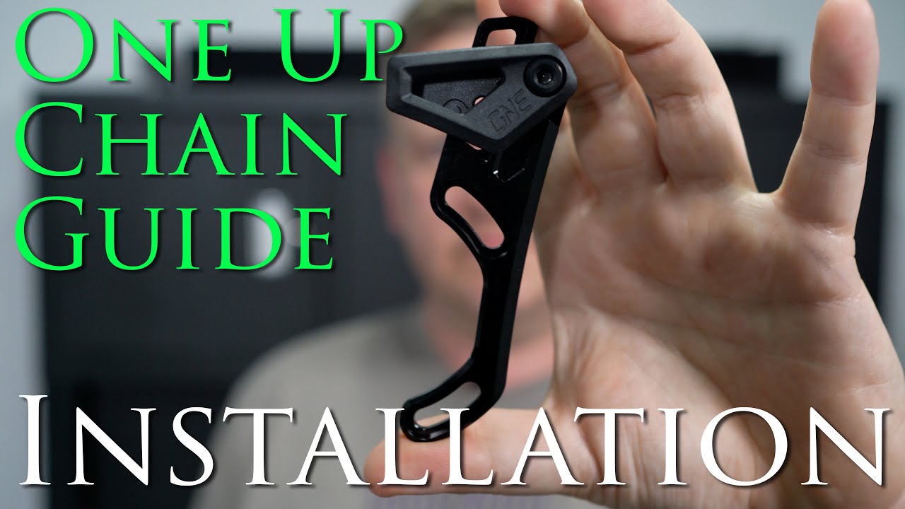 One Up upper chain guide install - No crank removal required