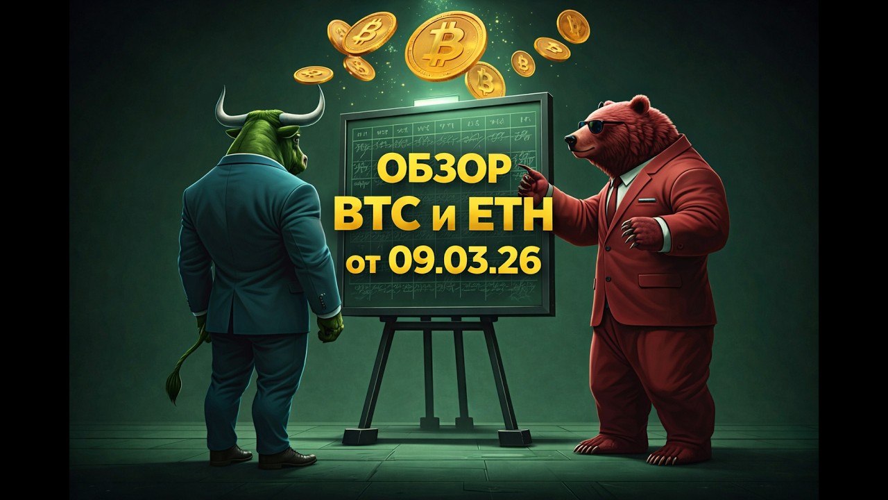 Weekly plan / 09.03.26 / Обзор BTC и ETH. Рынки катятся вниз. PUMP красивенный шорт.