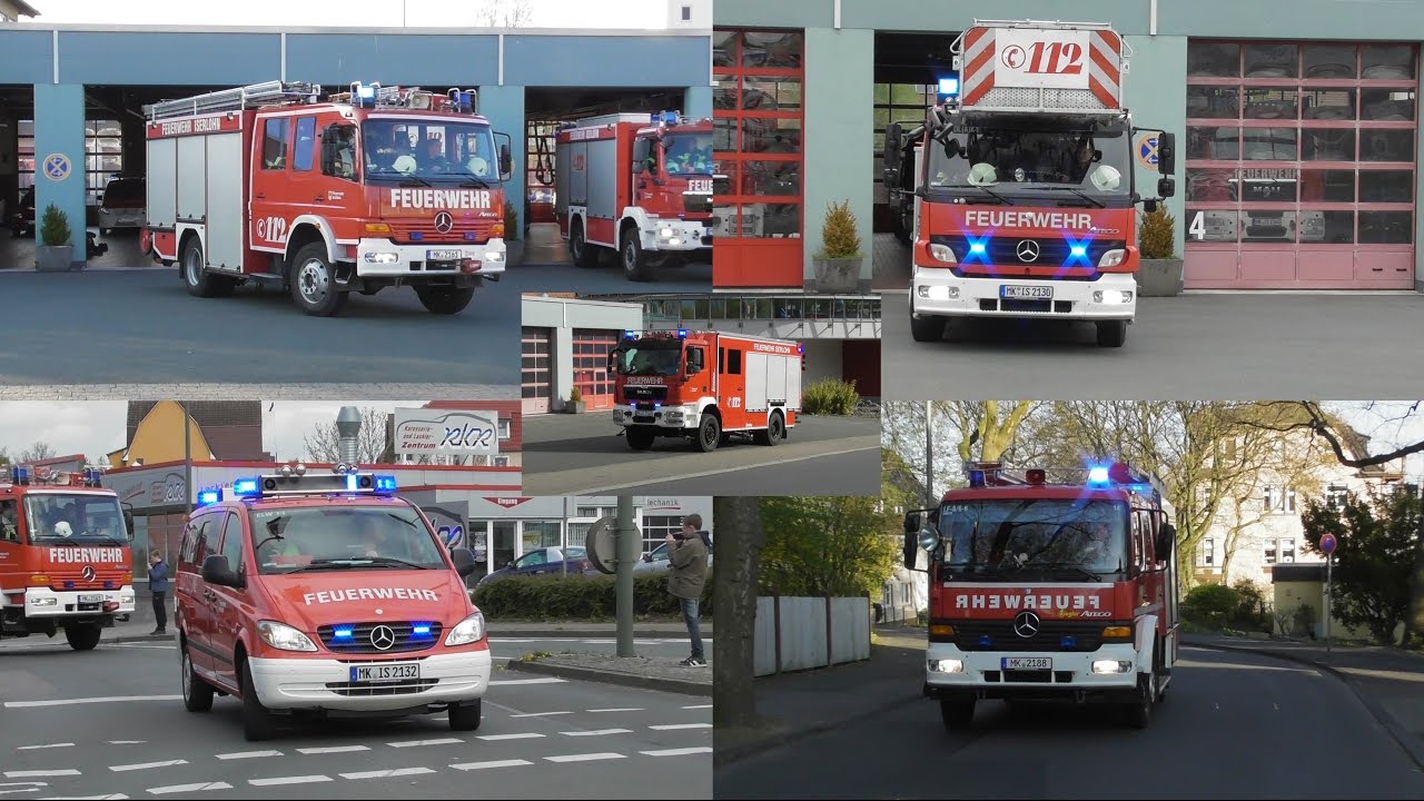 [Löschzüge, FF, Neues HLF uvm.] Einsatzfahrten in Iserlohn Teil 1