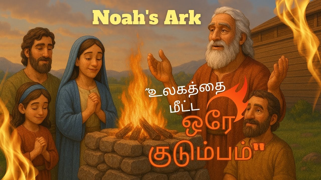Noah's Ark - நோவாவின் படகு - tamil kutty stories - bible story - 