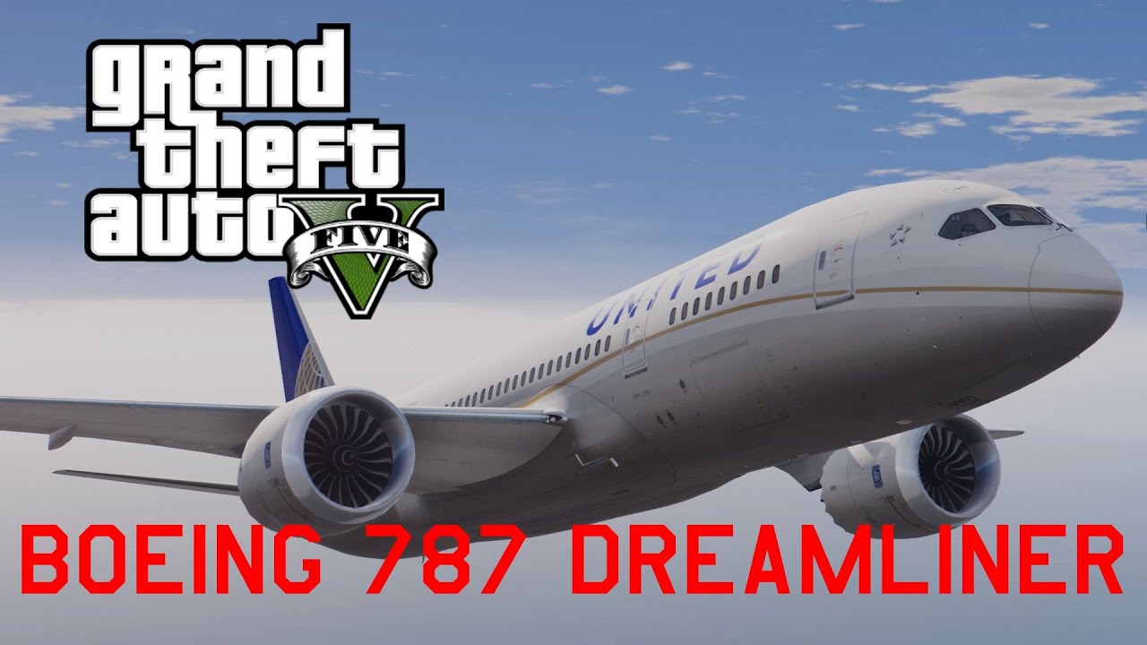 GTA V Boeing 787-8 Dreamliner (MOD)