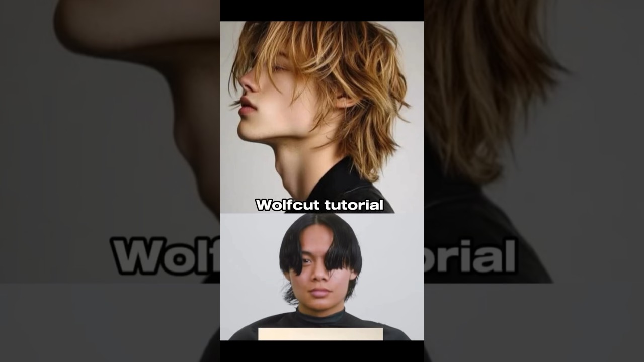 Wolf Cut for Men Tutorial ✂️ | 2025 Trending Haircut!