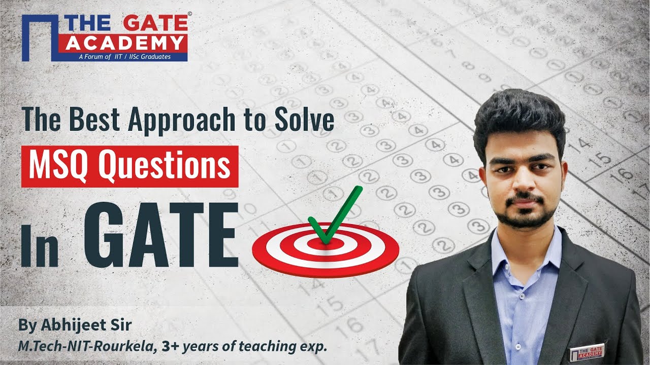 What are MSQ Questions in GATE 2021 | The Best Approach to Solve MSQ Questions in GATE
