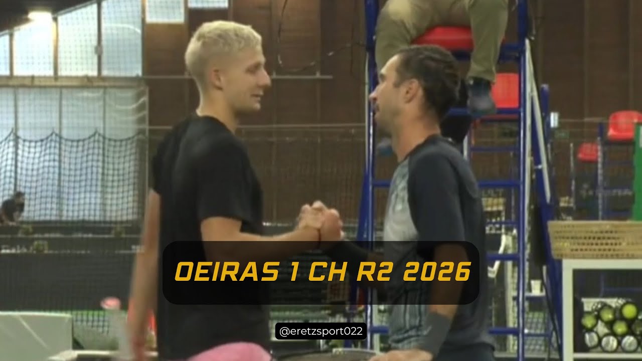 Oeiras 1 Challenger 2026 R2: Mikhail Kukushkin [LL] vs. Mark Lajal [Q] Condensed Match