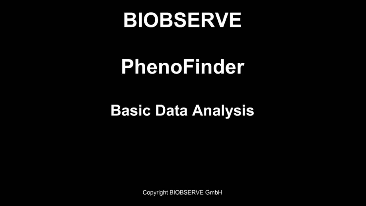 Phenofinder basic data analysis