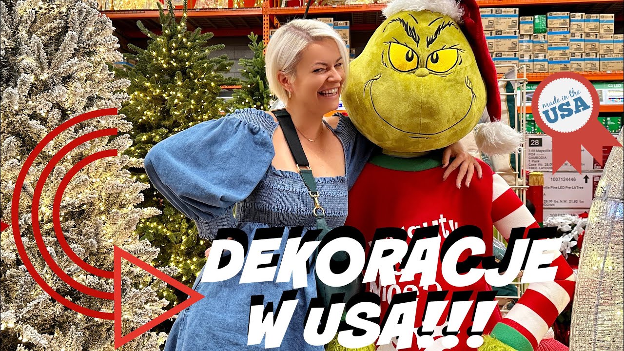BOŻE NARODZENIE W SKLEPACH W USA! PLANUJE CAŁKIEM INNĄ CHOINKE?! 🇺🇸🎄