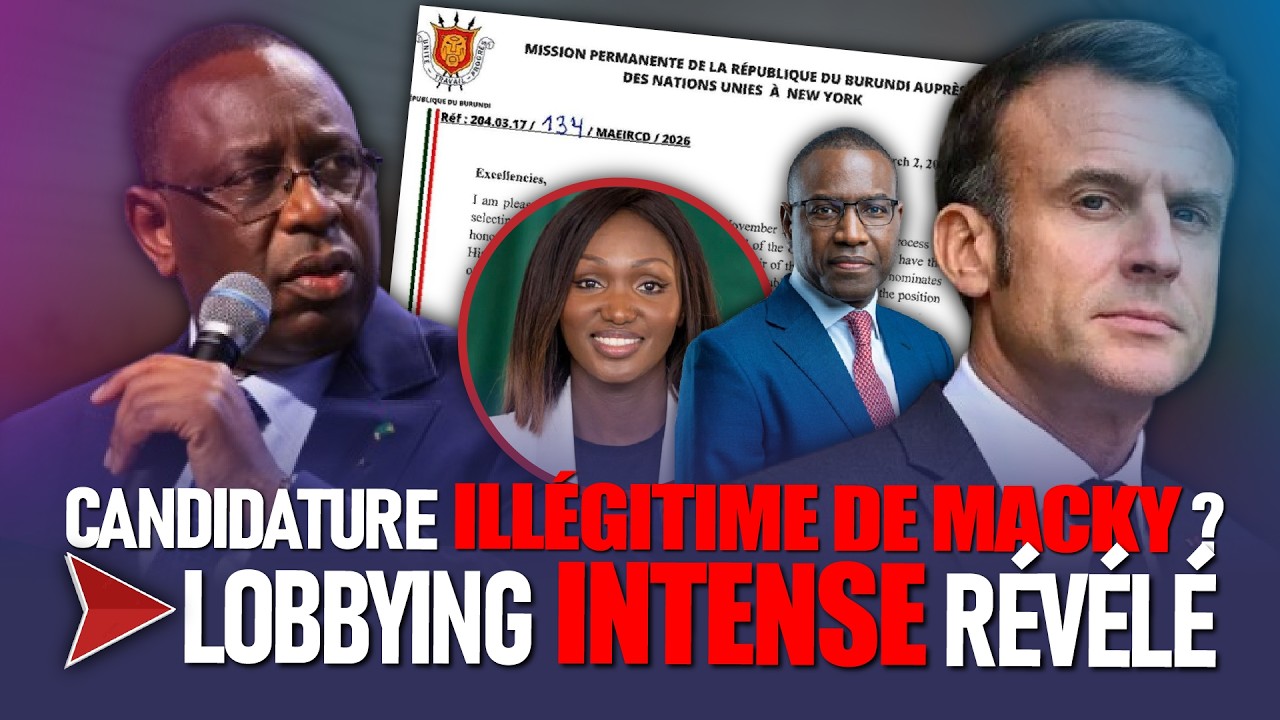Manipulation Sur la Candidature Polémique De Macky Sall à l'ONU : Lobbying intense révélées !